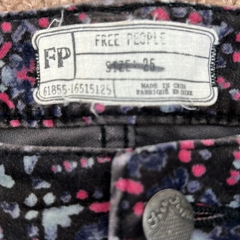 Free People Velour pants
